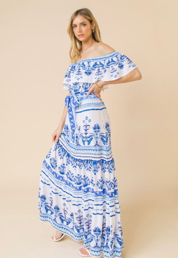 Santorini maxi dress D.N.A. Couture