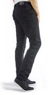 86A Jet black skinny jeans