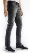 86A Charcoal black skinny jeans