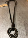 Double circle necklace